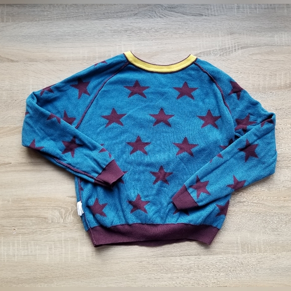 2013 guc Mini Boden blue & purple star sweater - Picture 4 of 10